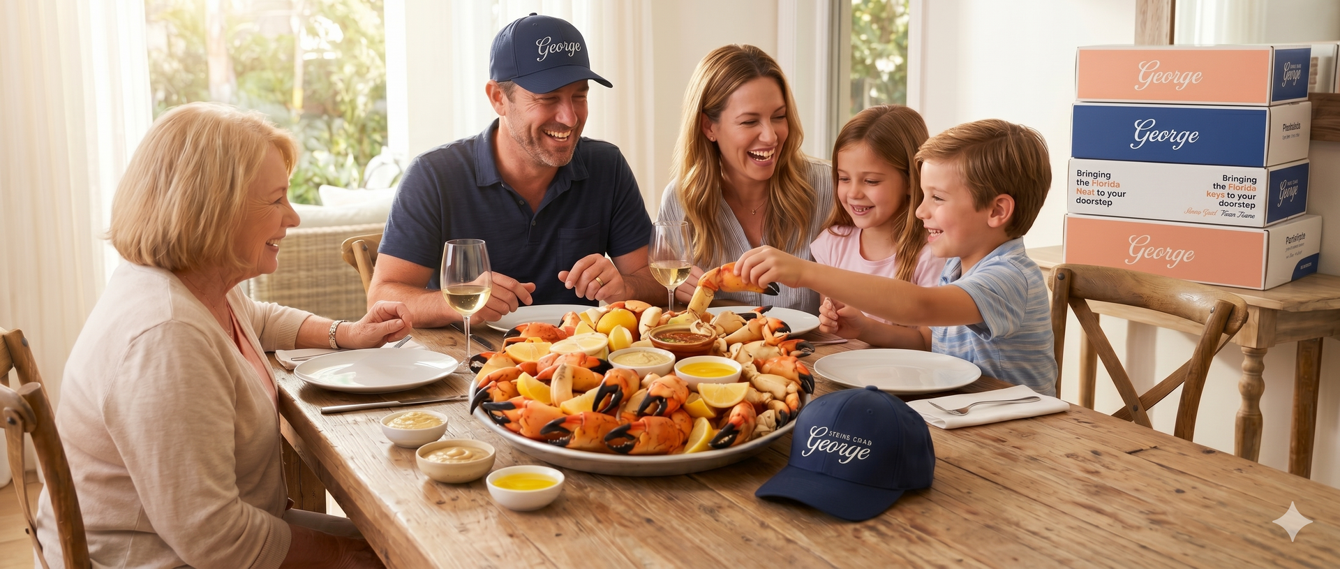 George Stone Crab Banner